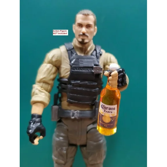 FLINT- Rc 1/10 1/12 Scale Mini Corona Beer Bottle Rock Crawler Truck Garage Accessory