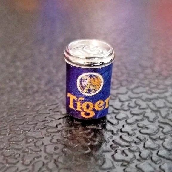 FLINT- Rc 1/10 Scale Dark Blue Miniature Beer Can Alcohol Rock Crawler Truck Accessory