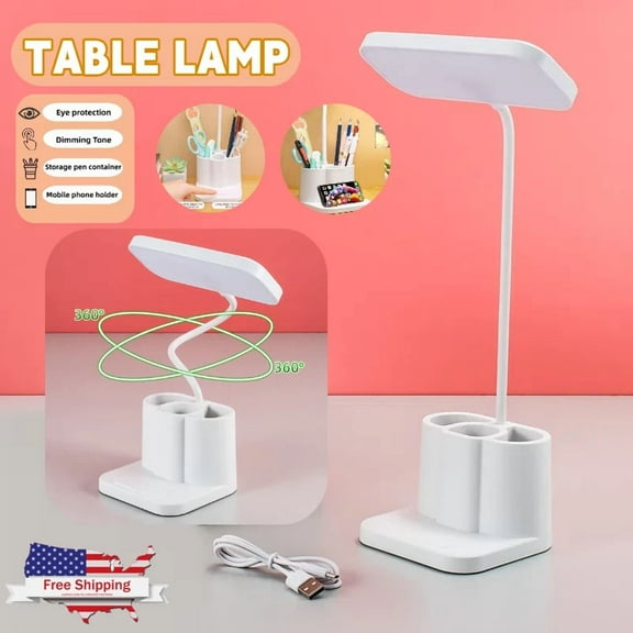 FLINT- Reading Lamp Led Desk Light Dimmable Touch Sensor Table Bedside Usb Rechargeable