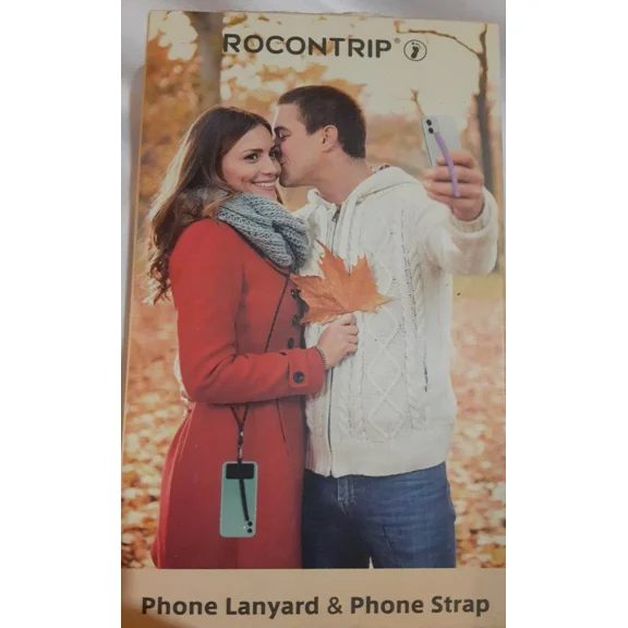 FLINT- Rocontrip Cell Phone Lanyard Wrist Strap With Two Nylon Patches For Smartphones