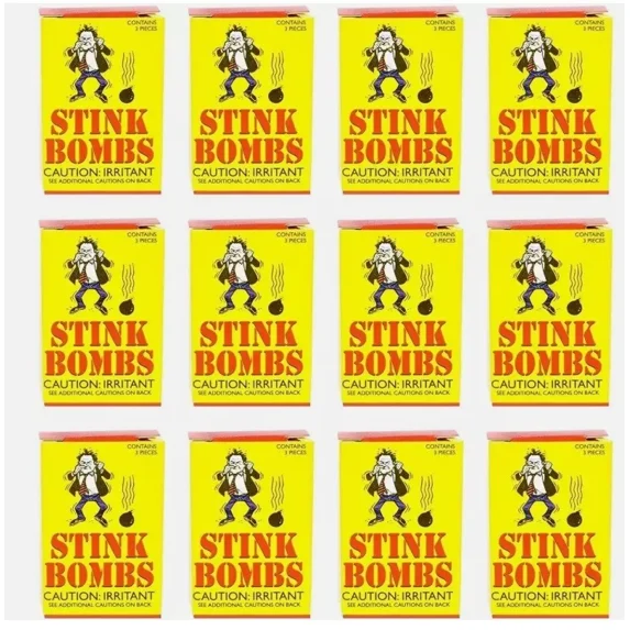 FLINT - Stink Bombs -36 Stink Bombs Absolutely Disgusting Rotten Egg Smell Fart Bomb