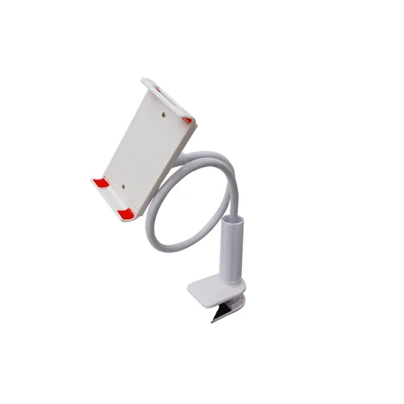 FLINT- Techtongda Flexible Desktop Bed Lazy Cell Phone Holder Bracket Mount Stand White