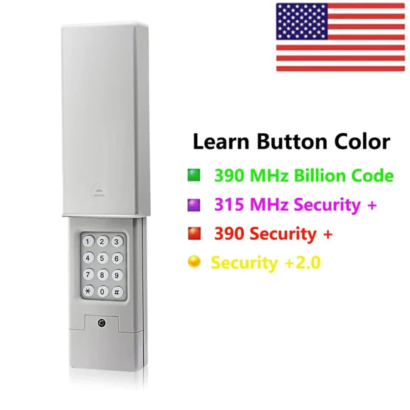 FLINT - Universal Wireless Keypad Opener For Chamberlain Garage Door Klik2U-P2