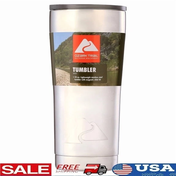 FLINT - Vacuum Insulated Stainless Steel Tumbler Travel Mug Double-Wall Hot Cold Drinks