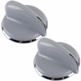 thumbnail image 1 of FLINT- Wh01X10462 Dryer Washing Machine Gray Control Knob Replaces Withap4485269 2-Pack, 1 of 6