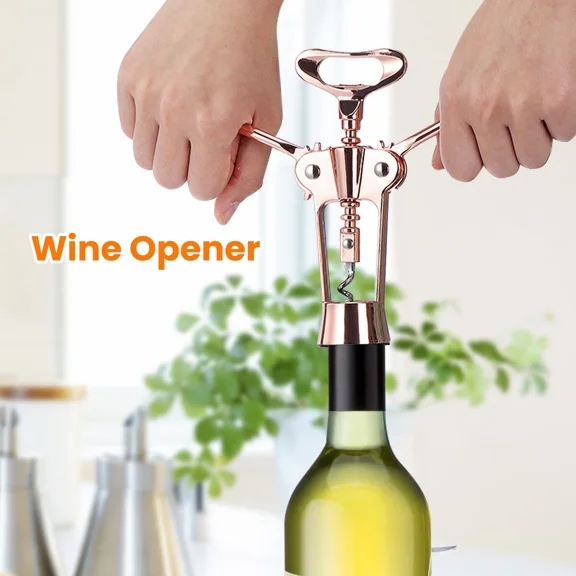 FLINT - Wing Style Wine Bottle Corkscrew Wine Cork Puller Bar Champagne Opener Tool Usa