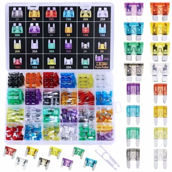 FLINT - Winlyn 272Pcs - Car Blade Fuses Assortment Kit, Automotive - Standard...