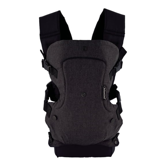 Infantino Flip 4-in-1 Baby Carrier for Newborn & Toddler Carrier, 8-32 lbs, Carbon
