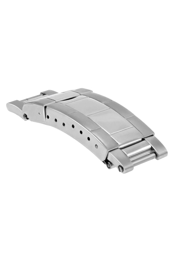 FLIP LOCK CLASP DIVER EXTENSION BUCKLE FOR ROLEX GMT OYSTER WATCH BAND SHINY /CE