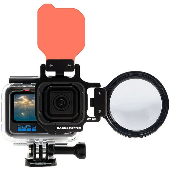 FLIP10 Pro Package w/ Shallow & Dive Filters & +15 MacroMate Mini Lens for GoPro