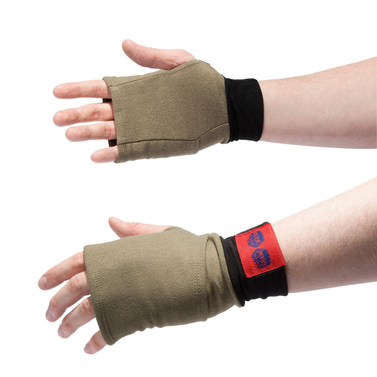 FLIPMITS Fingerless 3in1 Gloves Running, Hiking, Gym Workouts