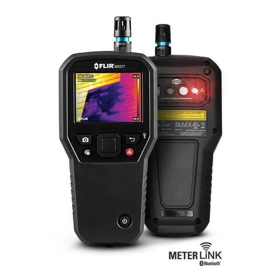 FLIR MR277 Moisture Meter, MSX IR Camera & Hygrometer for Building Inspection