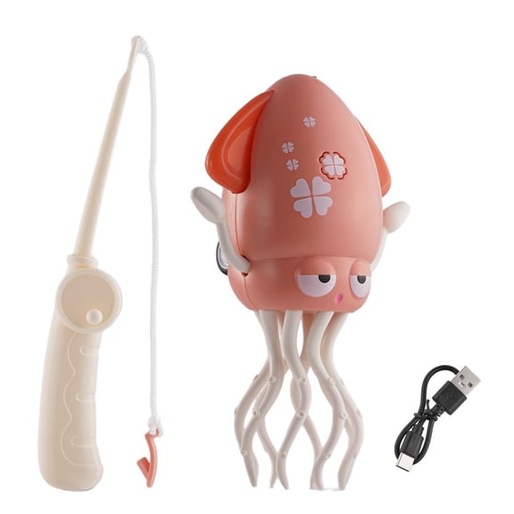 FLKWOP Dancing Octopus Toy, Electric Dancing Octopus Toy with LED & Music, Creative Crazy 8-Leg Action Crawling Octopus