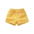 thumbnail image 1 of FLMEI 3-12 Little&Big Girls Summer Denim Kids Toddler Shorts Elastic Waistband Jeans Shorts Summer Shorts, 1 of 8