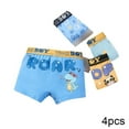thumbnail image 1 of FLMEI 4PCS Boys Dinosaur Boxer Briefs Cartoon Underwear for Toddler Kids Soft Boxer Shorts Teen Breathable Panties for Boys 2-18 Years Old (Floral Mix & Match), 1 of 8