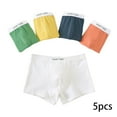 thumbnail image 1 of FLMEI 5Pcs Boys Boxer Brief Cotton Underwear Soft Solid Color Panties 5Pack for Kids Toddler Teen 2-14Y, 1 of 7