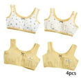 thumbnail image 1 of FLMEI 7-11T Girls Cotton Training Bras with Sponge Pads, Sports Underwear Bras Cotton Bralette Students Tanks Tops, 1 of 9