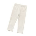 thumbnail image 1 of Chenyin Baby Kids Girls Pants Leggings Cotton Stretch Trousers Toddler Spring Fall Comfort Leggings for Girls 1-7 Years Old, 1 of 10