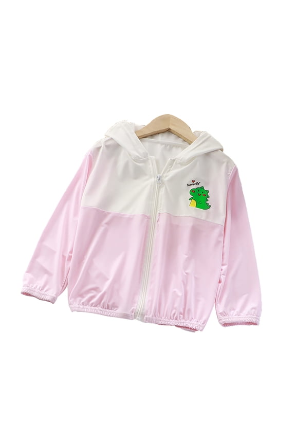 Baby Kids Unisex Sun Protection Jacket Boys Girls Toddler Sun Shirt Light Breathable Sunsuits Beach Rashguard for Summer 1-10 Years