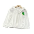 thumbnail image 1 of FLMEI Baby Kids Unisex Sun Protection Jacket Boys Girls Toddler Sun Shirt Light Breathable Sunsuits Beach Rashguard for Summer 1-10 Years, 1 of 8