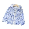 thumbnail image 1 of FLMEI Baby Kids Unisex Sun Protection Jacket Boys Girls Toddler Sun Shirt Light Breathable Sunsuits Beach Rashguard for Summer 1-10 Years, 1 of 8