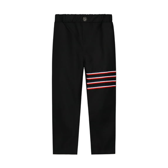 FLMEI Boys Jogger Pants Casual Sweatpants for Kids Toddler Cotton Active Sweatpants Elastic Bloomers Pants Youth Trousers with Pockets for 3-12Y