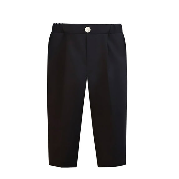 FLMEI Boys Jogger Pants Casual Sweatpants for Kids Toddler Cotton Active Sweatpants Elastic Bloomers Pants Youth Trousers with Pockets for 3-12Y