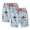 thumbnail image 1 of FLMEI Boys Shorts Summer Cotton Shorts Pants Elastic Casual Active Athletic Sweatpants Shorts Shortie Cute Dinosaur Cartoon Shorts for Kids Toddler 1-9Y, 1 of 7