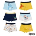 thumbnail image 1 of FLMEI Boys Underwear Boxer Briefs for Baby Kids,Cotton Cartoon Print Triangle Shorts,Teen Boys Boxer Panties 4PCS, 1 of 7