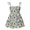 thumbnail image 1 of FLMEI Girls Summer Dress for Kids Teen Halter Dress Floral Print A-line Dress Girls Casual Clothes Dress for Kids Girls Clothes for 1-5Y, 1 of 8