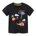 thumbnail image 1 of FLMEI Kids Boys Summer T Shirts for Baby Boys Cartoon Tees Tops Short Sleeve Tees Shirts Summer Cotton Pullover Shirts for 2-8 Years, 1 of 9
