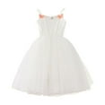 thumbnail image 1 of FLMEI Kids Toddler Girls Mesh Dresses Halter Princess Dress Baby Summer Tutu Tulle Sundress for Girls 1-7 Years, 1 of 8