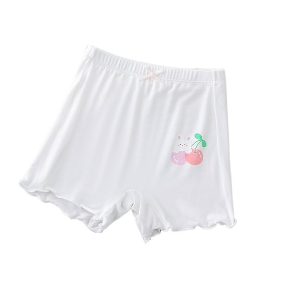 FLMEI Kids Toddler Girls Underwear Cotton Boxers Briefs Girls Printed Panties Shorts Pants Underpants for Teen 4-15 Years