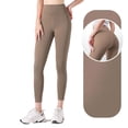 thumbnail image 1 of FLMEI Leggings for Women Tummy Control Yoga Pants High Waiste Hip Lift Workout Running Leggings for Womens S-XXXL, 1 of 9