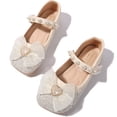 thumbnail image 1 of FLMEI Little Big Girls Princess Shoes for Kids Baby Bowknot Fashion Dress Shoes Spring Fall Summer Girls Shiny Flats for Toddler, 1 of 9