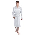 thumbnail image 1 of FLMEI Men Women Robes Cotton Bathrobes Soft Lightweight Bath Robes M-2XL, 1 of 9