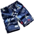 thumbnail image 1 of FLMEI Men's Beach Shorts Elastic Waist Printed Five Pants Loose Swim Trunks Quick Dry Summer Sweat Shorts for Mens M-4XL, 1 of 9