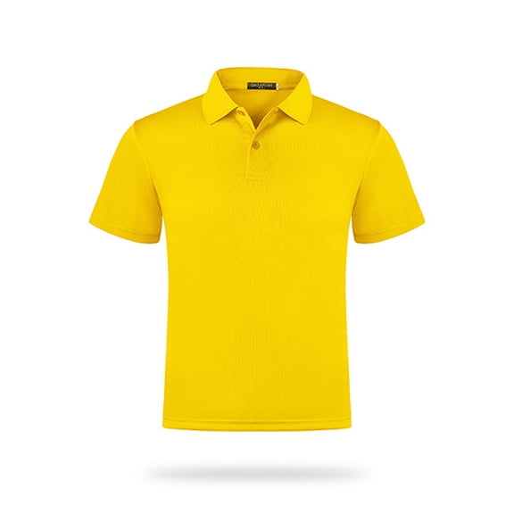 FLMEI Men's Women's Athletic Shirts Short Sleeve Lapel T-Shirts Unisex Summer Quick Drying Pullover Tees Sportswear S-4XL