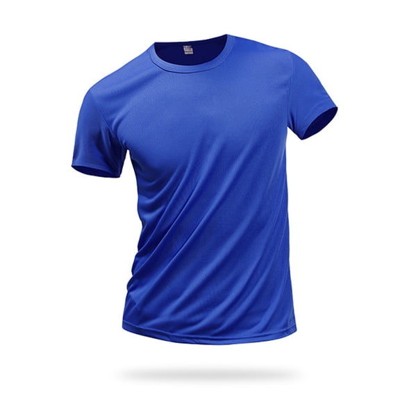 FLMEI Men's and Women's Quick Dry Shirt Marathon Short Sleeve T Shirt Summer Sportswear Shirts Unisex Absorbent Tees S-4XL