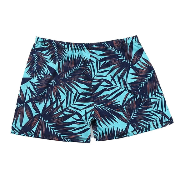 FLMEI Mens Boxer Swim Trunks Elastic Waist Swim Shorts Quick Dry Beach Swimsuits Summer Holiday Printed Sports Shorts L-XXL