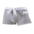 thumbnail image 1 of FLMEI Mens Swim Trunks with Pockets Uv Protection Swimwear Beach Shorts Summer Quick Dry Printed Boxer Swim Shorts for Men's S-XL, 1 of 9