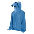 thumbnail image 1 of Chenyin Mens Womens Ice Silk Sun Protection Jacket Breathable Rashguard Unisex Summer Upf 50+ UV Sun Shirt Cool Hoodie Sunsuits Jacket for Mens Womens M-5XL, 1 of 9