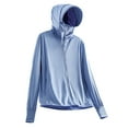 thumbnail image 1 of FLMEI Mens Womens Ice Silk Sun Protection Jacket Detachable Large Brim Rashguard Unisex Summer UPF 50+ UV Sun Shirt Cool Hoodie Sunsuits Jacket M-4XL, 1 of 9