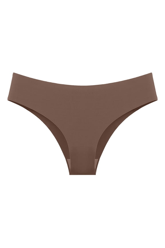 Seamless Underwear Thongs for Women Ice Silk Yoga Triangle Women Workout Thongs XS-XXL