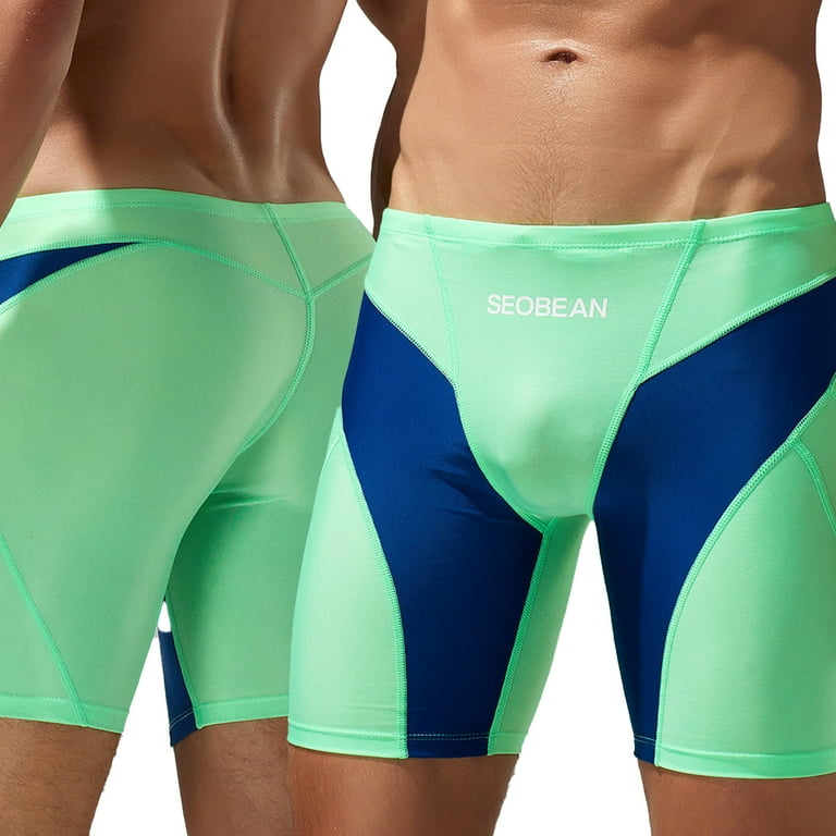 FLMEI Swim Jammers for Men Endurance Swimsuit Mens Swim Suits