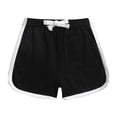 thumbnail image 1 of FLMEI Toddler Kids Girls Boys Sweat Shorts Summer Cotton Casual Short Unisex Active Bike Short Pants for 3-9 Years Old, 1 of 8