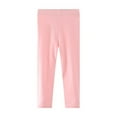 thumbnail image 1 of Chenyin Toddler Kids Girls Stretch Leggings Spring Fall Anti-Mosquito Pants Baby Cotton Bottoms Elastic Waist Trousers for Girls 2-7, 1 of 6