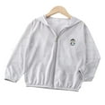 thumbnail image 1 of FLMEI Toddler Kids Sun Protection Jacket for Boys Girls Ice Silk Sun Shirt Summer UPF 50+ Sunsuits for 1-10 Years Hooded Rashguard Coat Baby Air Conditioning Shirt, 1 of 9