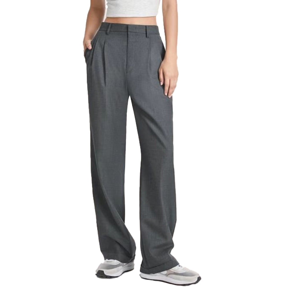 Women's High Waist Casual Formal Long Pants