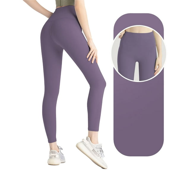 FLMEI Women's High Waisted Leggings Yoga Pants Vital Tummy Control Activewear Tights S-XXXL